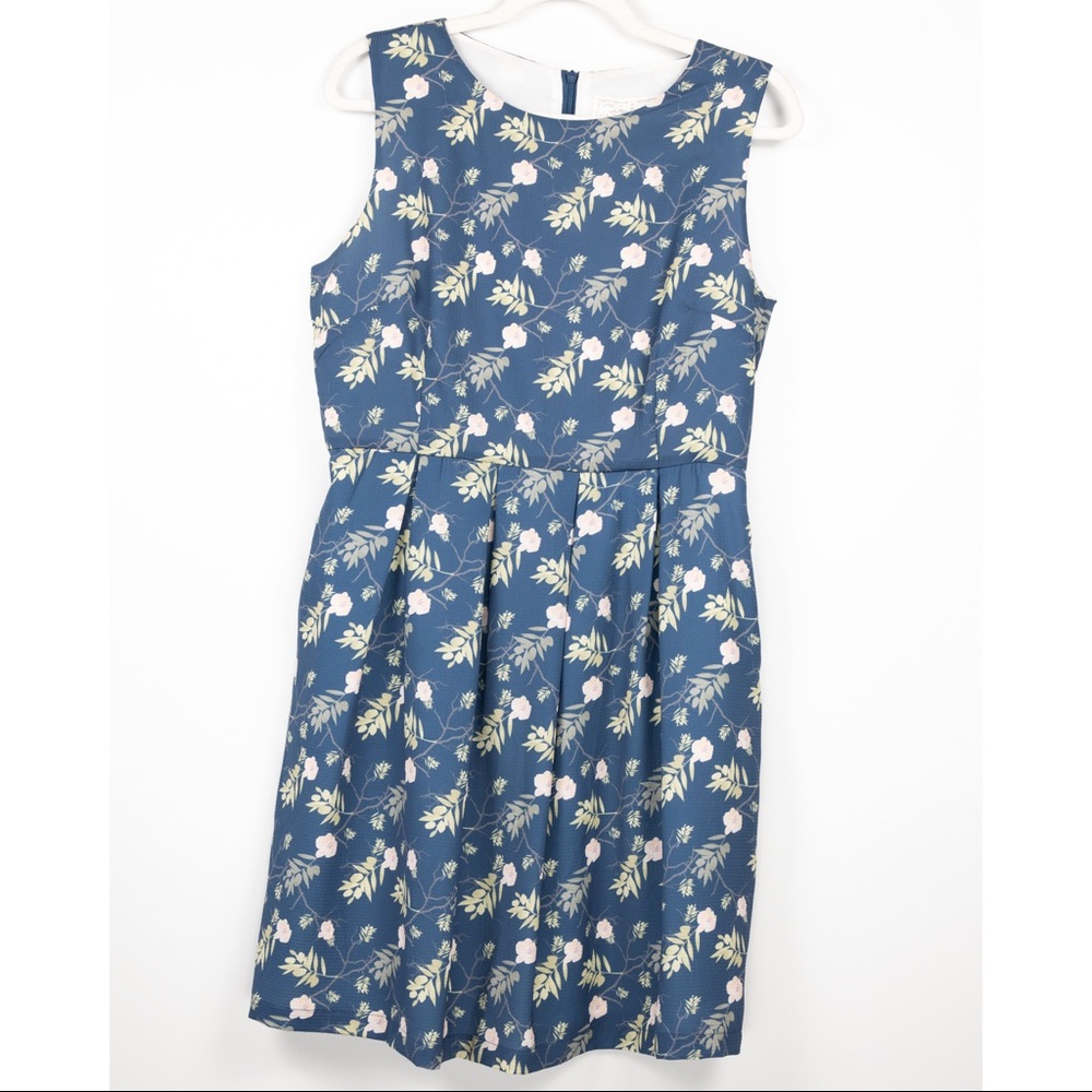 Pink Martini Floral Dress with Pockets